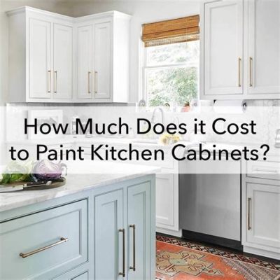 How Much Does Painting Kitchen Cabinets Cost? A Detailed Analysis