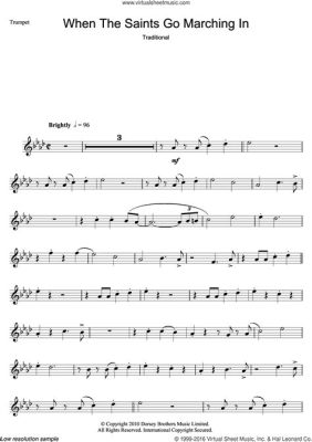 When the Saints Go Marching in Sheet Music Trumpet: A Journey into the World of Music and Faith